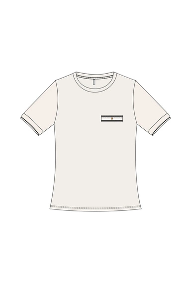 KOSZULKA DAMSKA L-TS-4943 OFF WHITE