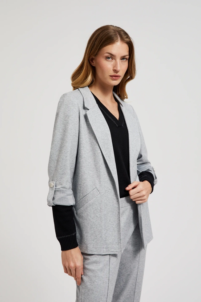 WOMEN'S JACKETS Z-MR-4501 GREY MEL