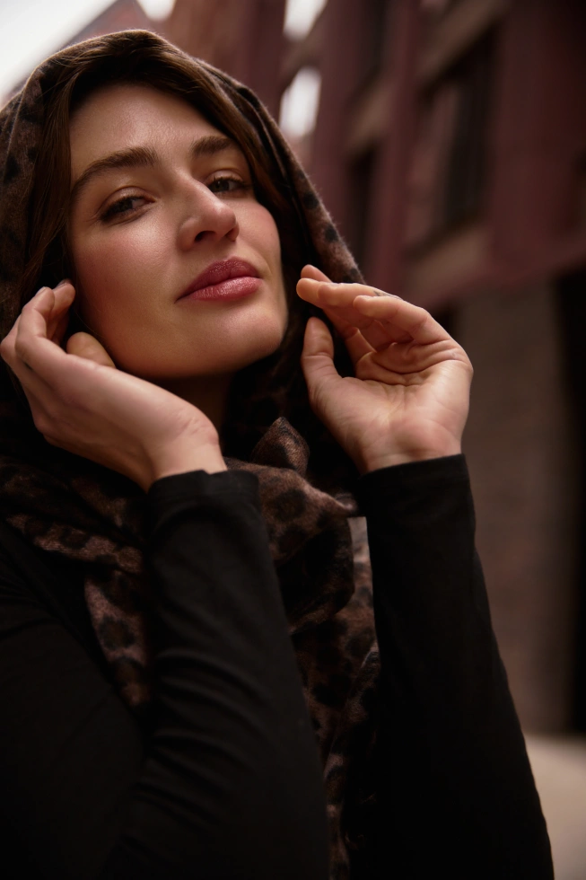 WOMEN'S SCARF Z-SZ-4810 BROWN