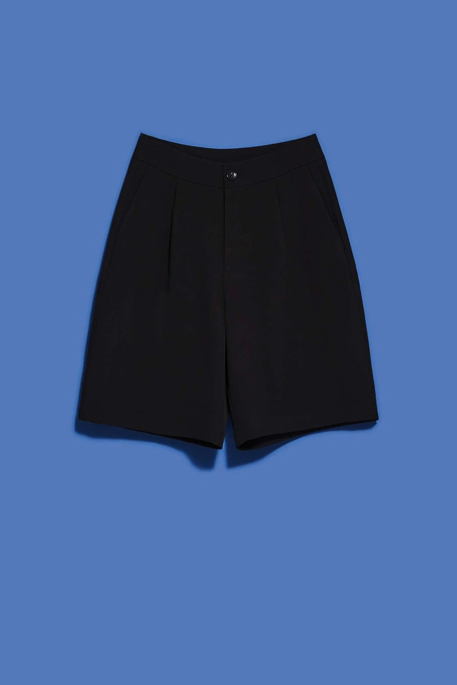 LADIES SHORTS L-SH-4017 BLACK