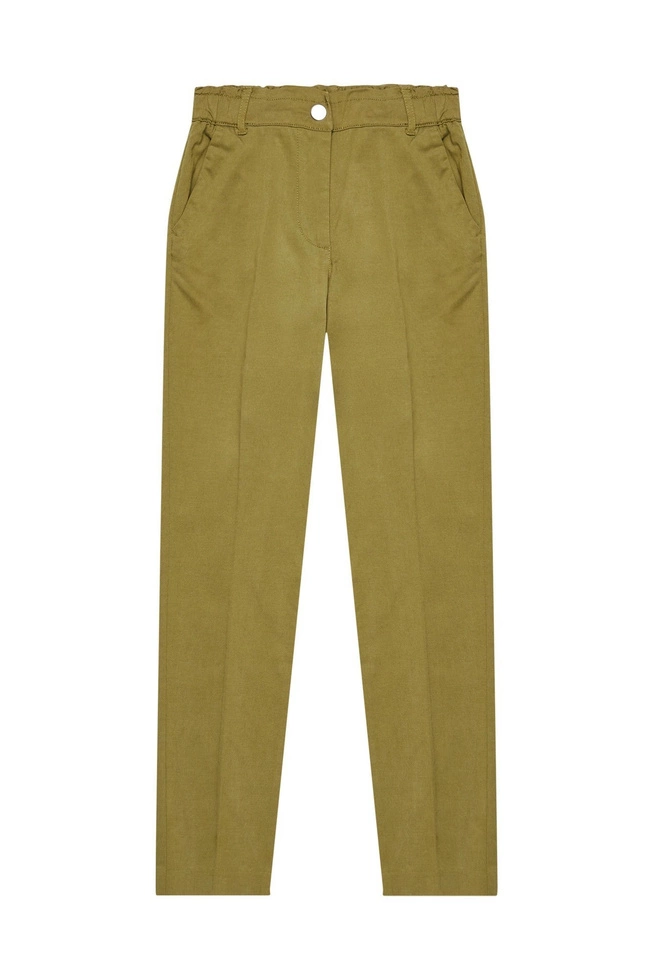 Spodnie chinos z lyocellem L-SP-3403 OLIVE