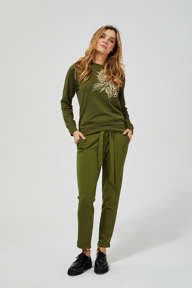 Bluza z nadrukiem L-BL-3402 OLIVE