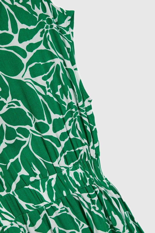 WOMEN'S DRESS L-SU-4650 GREEN-set