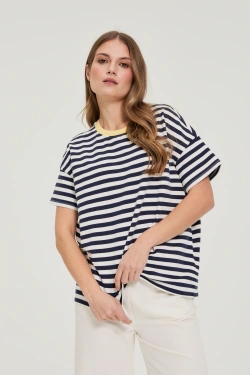 BLUZA DAMSKA L-BL-4911 NAVY