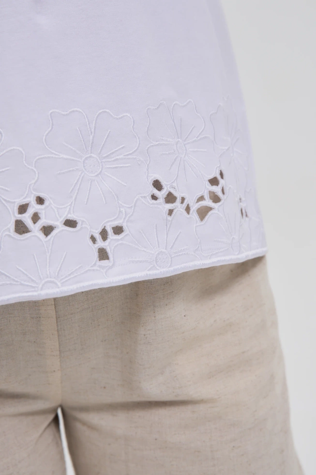 WOMEN'S TSHIRT L-TS-4725 WHITE-set