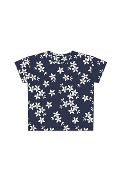 WOMEN'S T-SHIRT L-TS-5038 NAVY