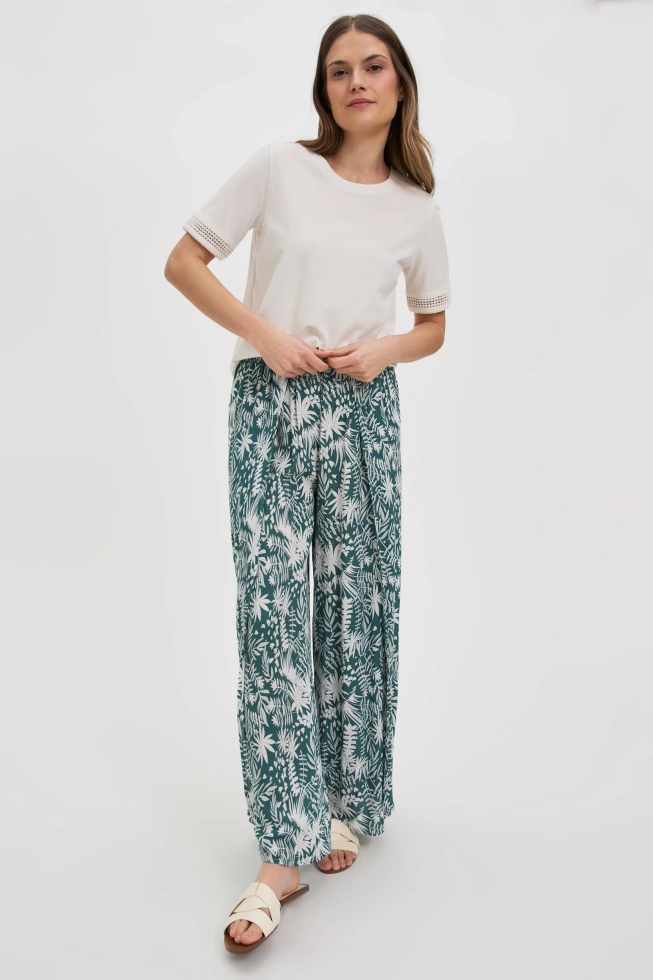 WOMEN'S TSHIRT L-TS-4671 OFF WHITE