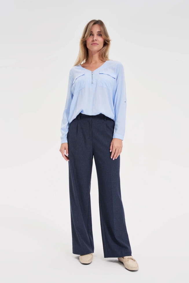 WOMEN'S SHIRT Z-KO-4814 L.BLUE