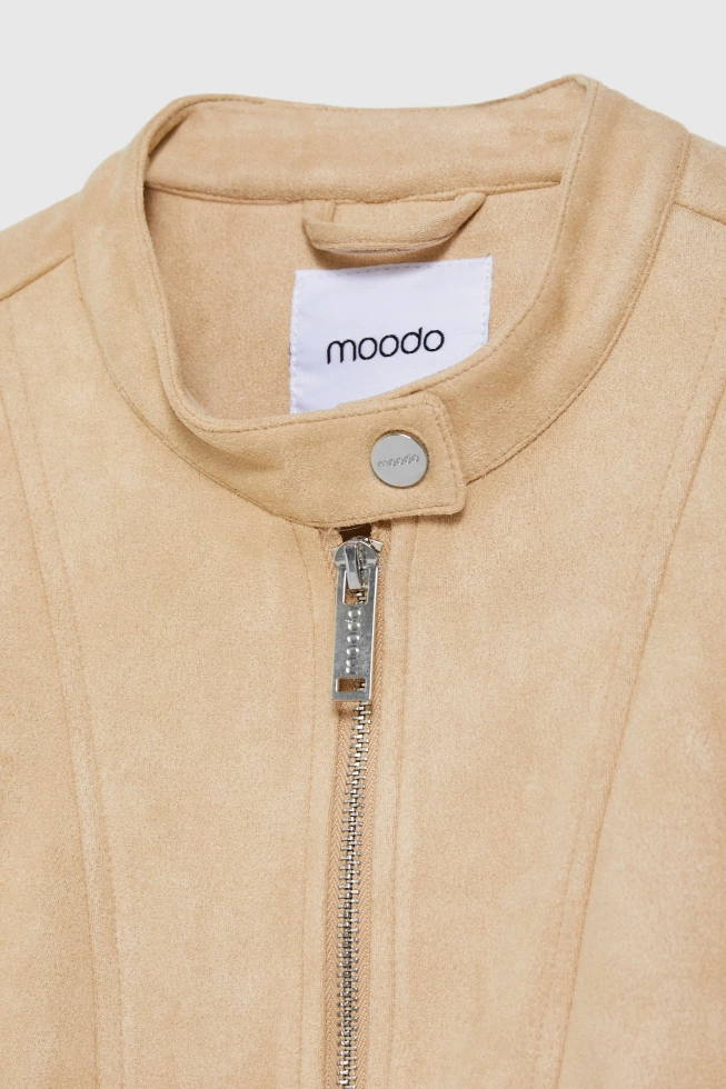 WOMEN'S JACKETS L-KU-4913 BEIGE