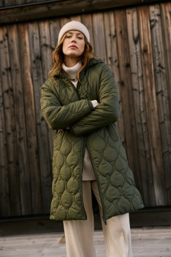 WOMEN'S JACKETS Z-KU-4810 D.OLIVE