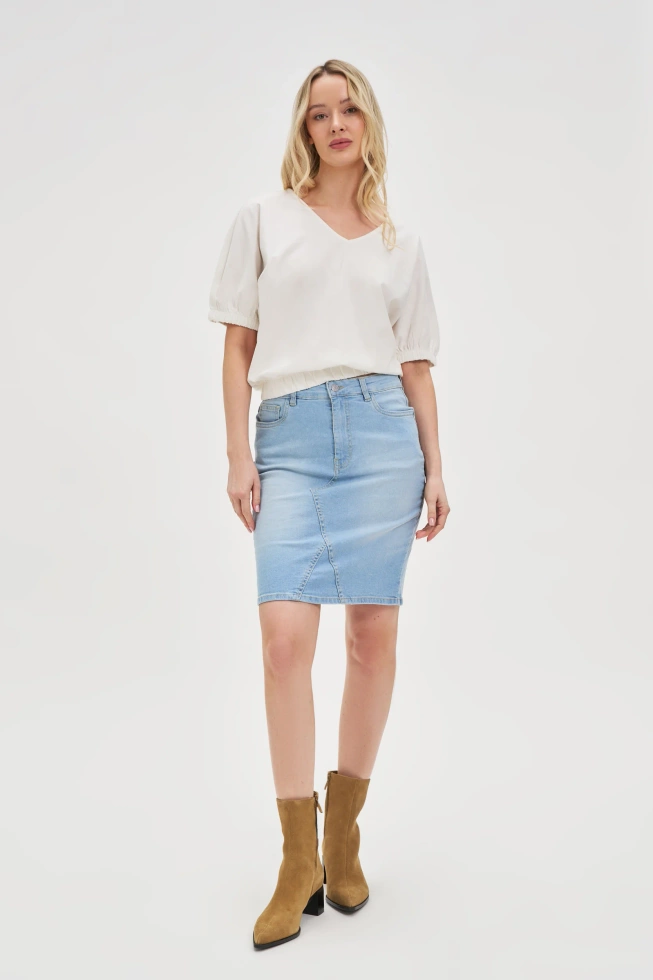 WOMEN'S TSHIRT L-TS-4619 OFF WHITE-set