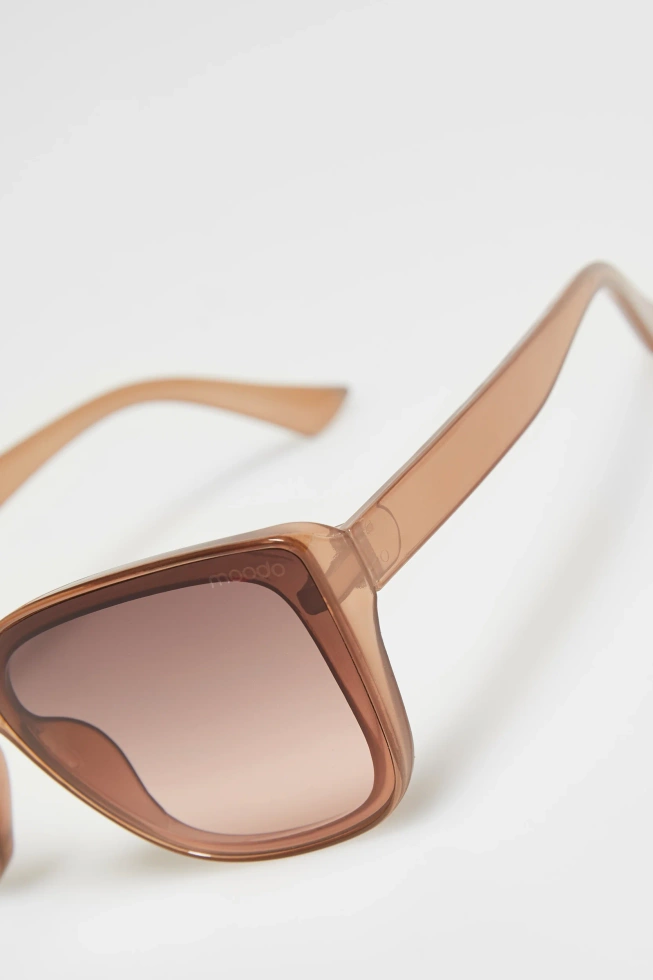 OKULARY DAMSKIE L-OK-4604 BROWN-pakiet