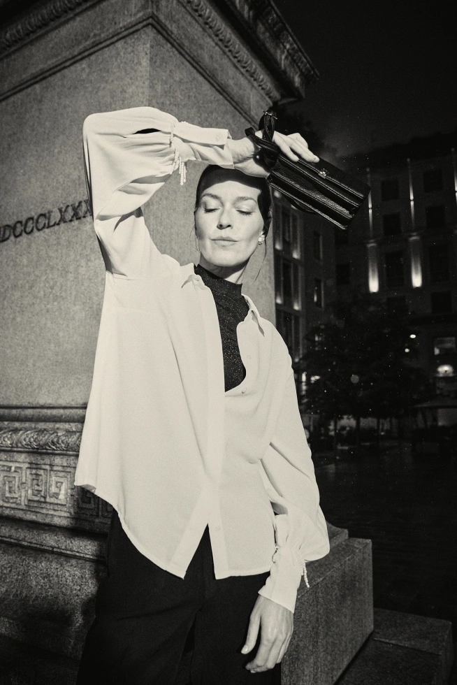 KOSZULA DAMSKA Z-KO-4832 OFF WHITE