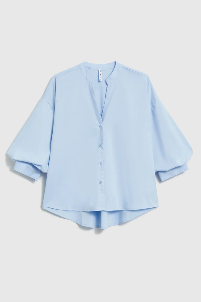 WOMEN'S SHIRT L-KO-4908 L.BLUE