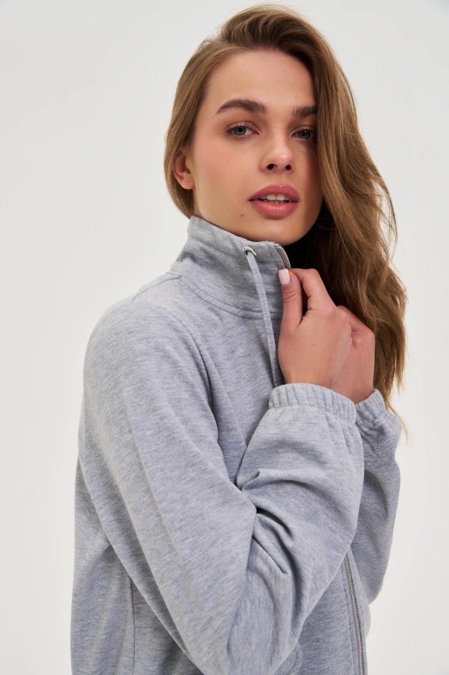 BLUZA DAMSKA Z-BL-4811 L.GREY MEL