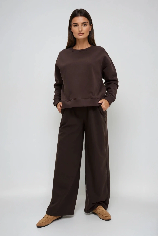 BLUZA DAMSKA Z-BL-4814 BROWN