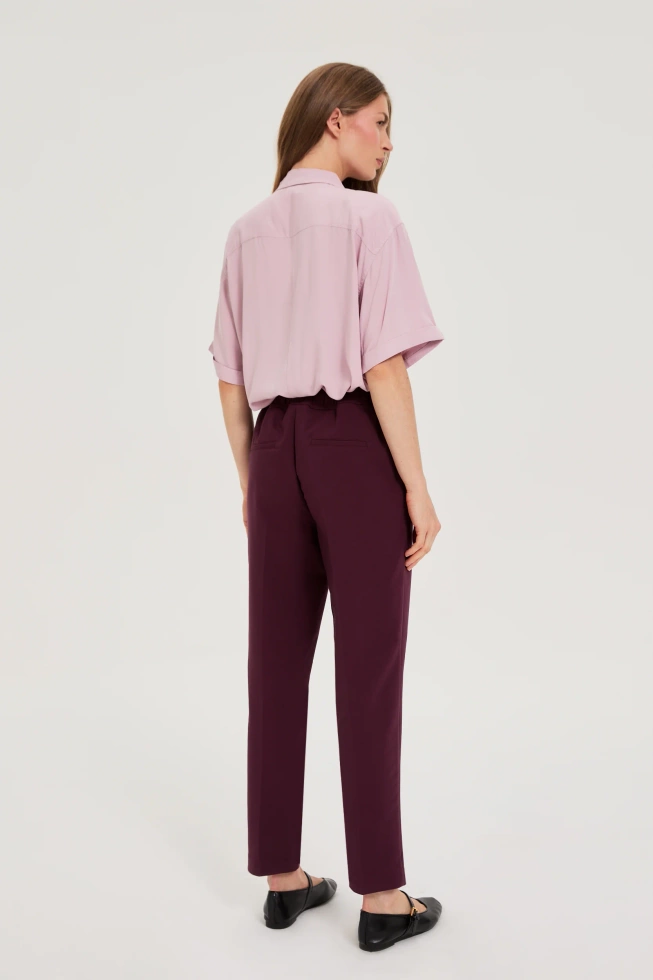 SPODNIE DAMSKIE Z-SP-4801 BURGUNDY