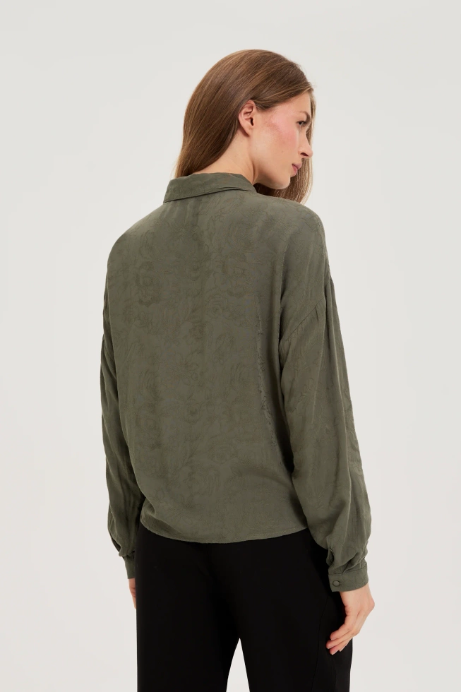 WOMEN'S SHIRT Z-KO-4823 D.OLIVE