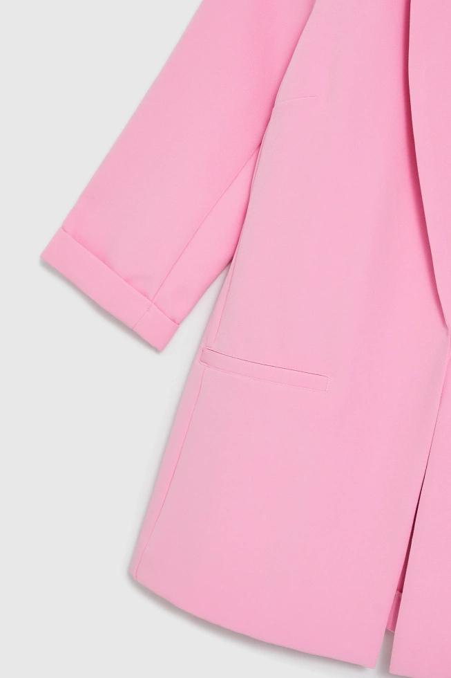 WOMEN'S BLAZER L-MR-4928 PINK