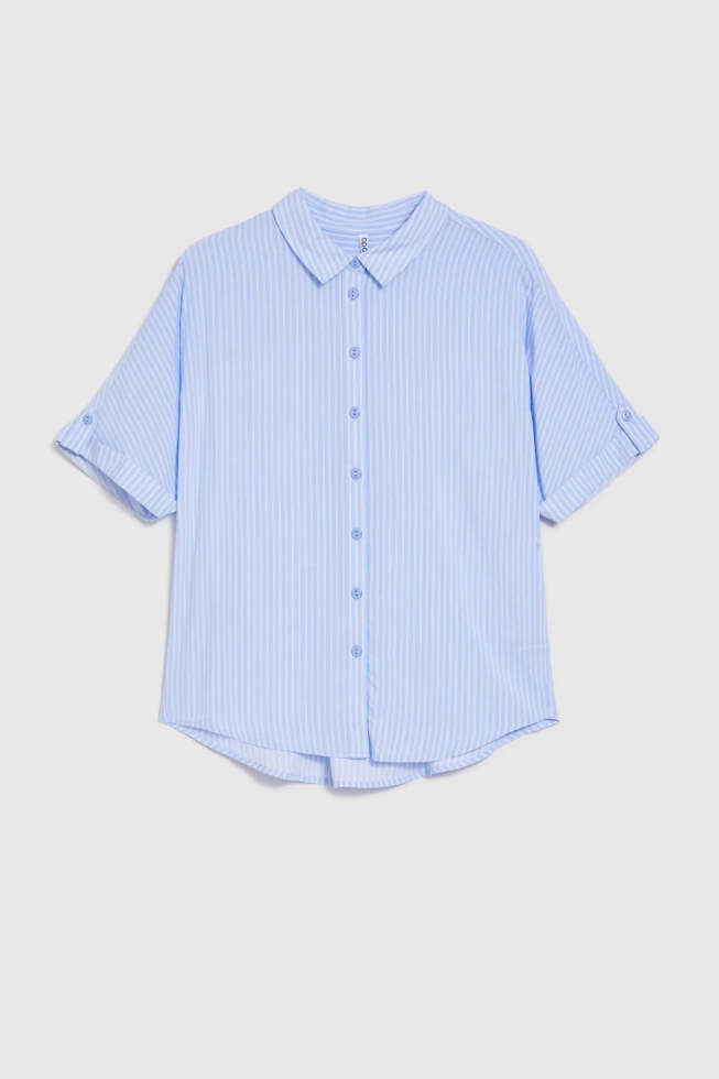 WOMEN'S SHIRT L-KO-4917 L.BLUE