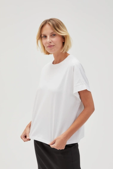 WOMEN'S TSHIRT L-TS-4603 WHITE