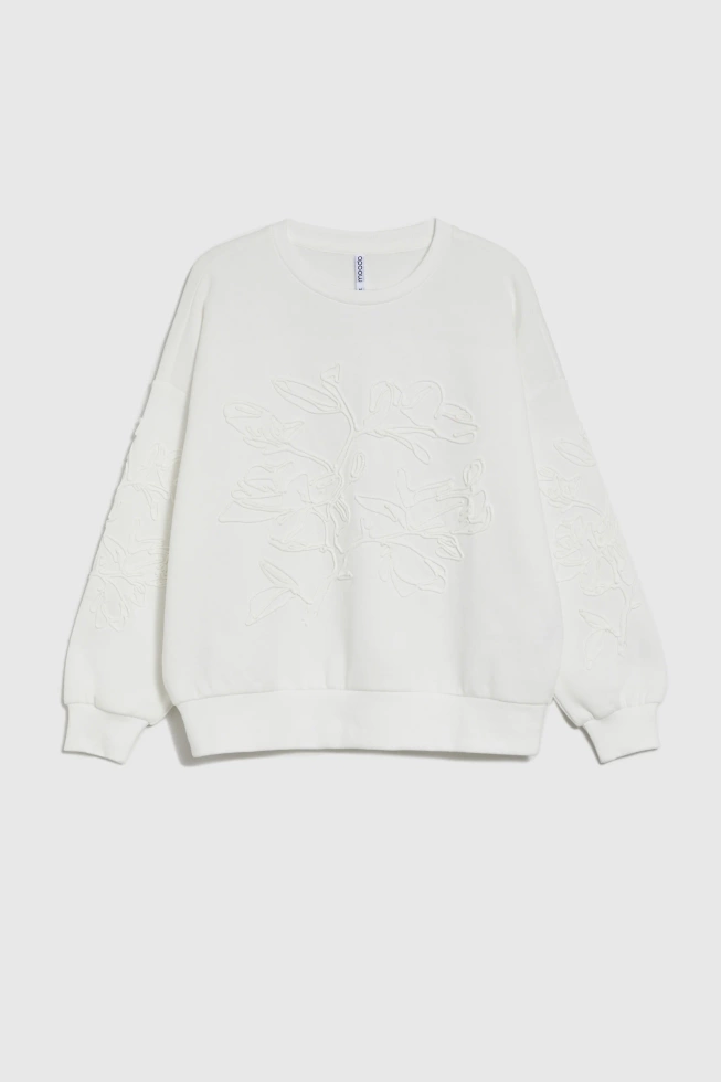 WOMEN'S SWEATSHIRT Z-BL-4817 OFF WHITE-set
