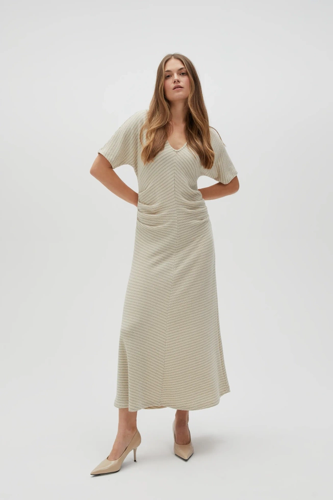 WOMEN'S DRESS L-SU-4619 L.BEIGE-set