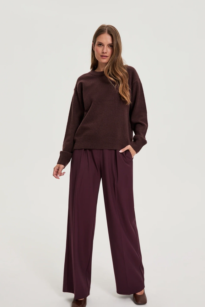 SWETER DAMSKI Z-SW-4879 BROWN