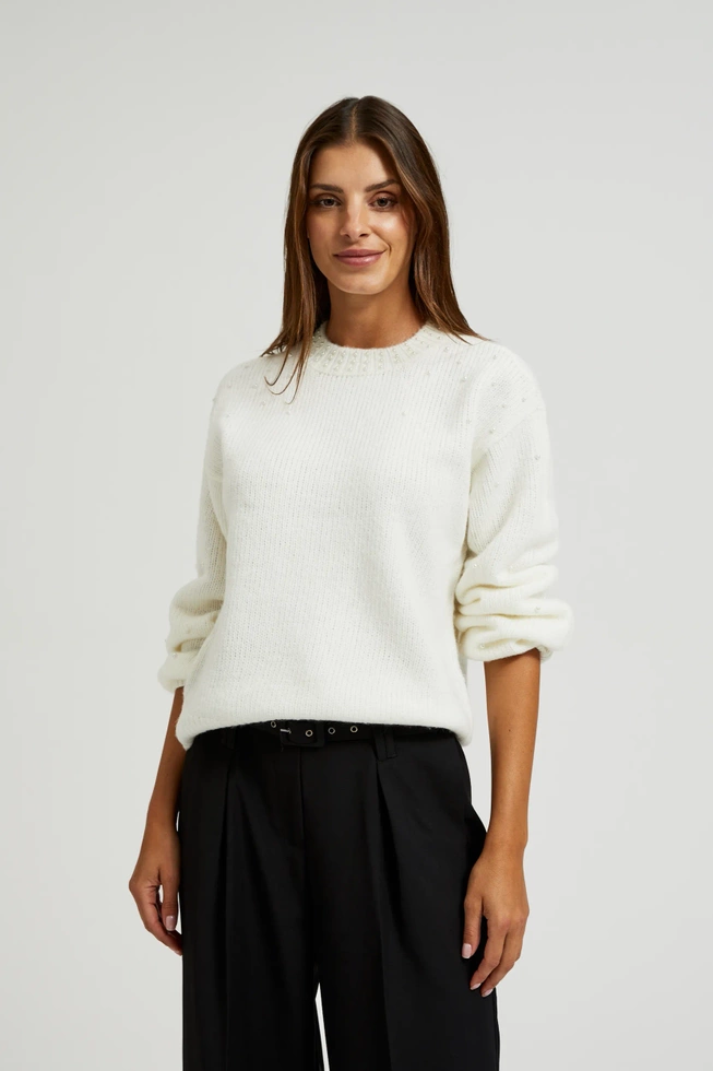 SWETER DAMSKI Z-SW-4570 OFF WHITE-pakiet