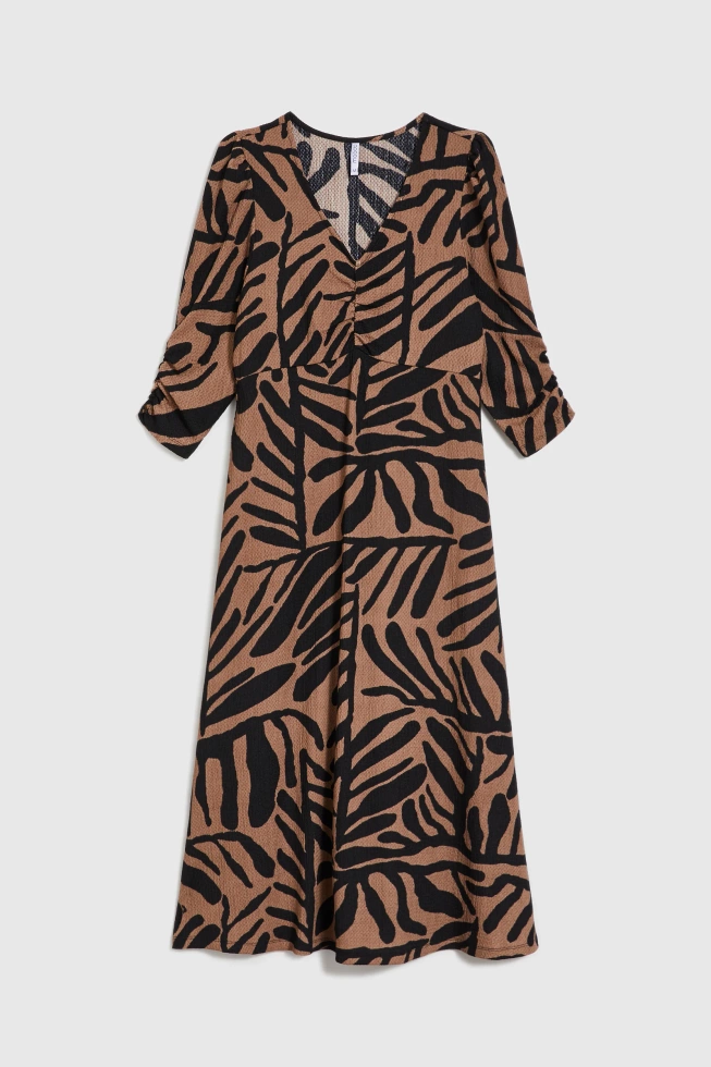 WOMEN'S DRESS Z-SU-4802 COFFEE