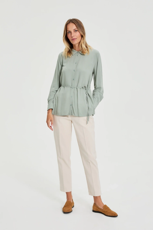 WOMEN'S SHIRT L-KO-4915 OLIVE-set