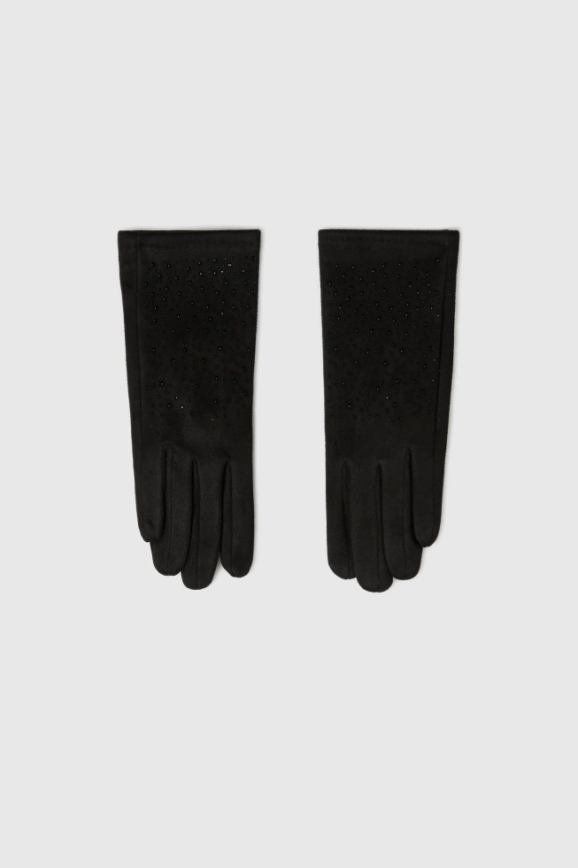 WOMEN'S GLOVES Z-RE-4810 BLACK