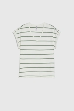 WOMEN'S TSHIRT L-TS-4924 OLIVE