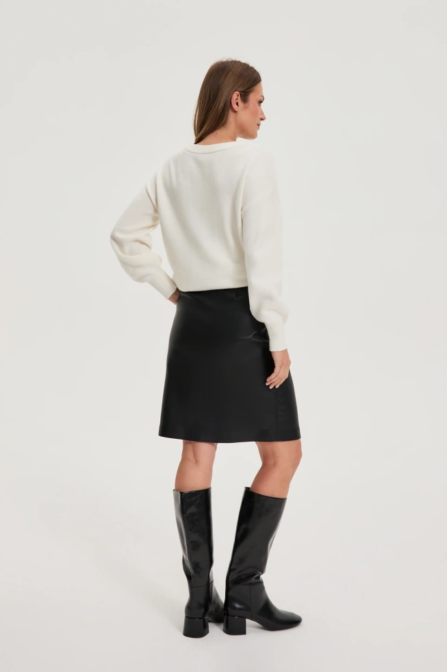SPÓDNICA DAMSKA Z-SC-4811 BLACK
