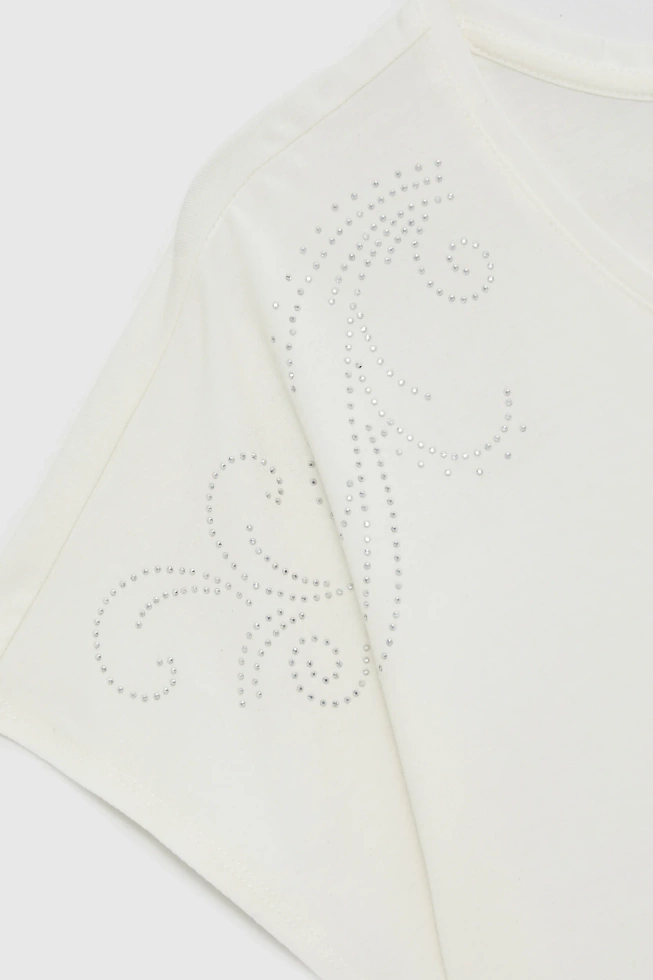 KOSZULKA DAMSKA L-TS-4923 OFF WHITE-pakiet