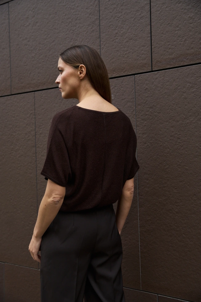 WOMEN'S SWEATER Z-SW-4867 BROWN