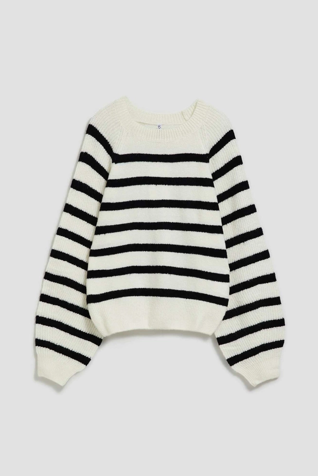 SWETER DAMSKI Z-SW-4218 OFF WHITE_BLACK-pakiet