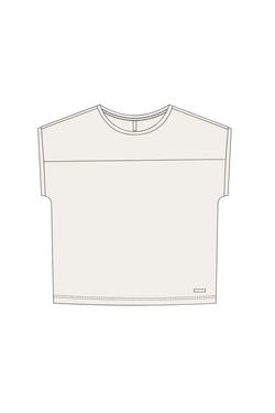 WOMEN'S TSHIRT L-TS-4983 OFF WHITE-set