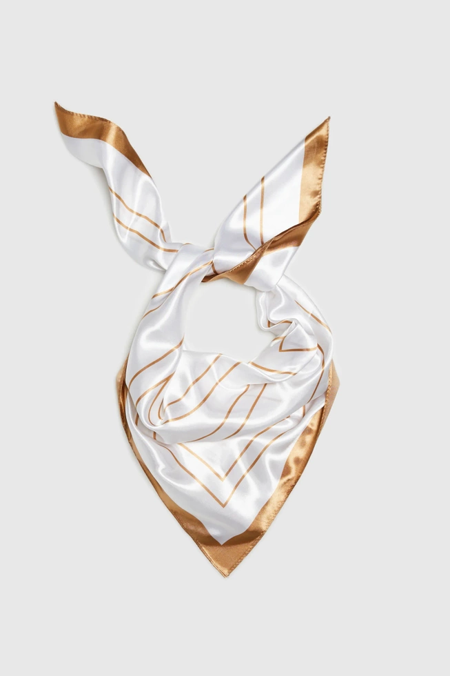 WOMEN'S SCARF L-SZ-4602 WHITE