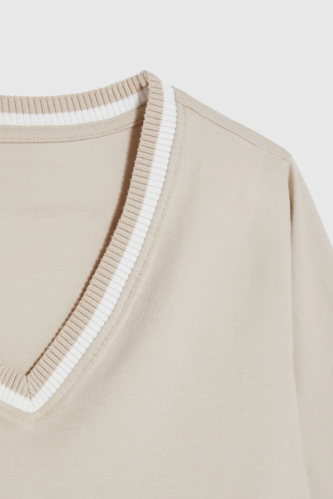 WOMEN'S LONGSLEEVE L-TS-4920 L.BEIGE