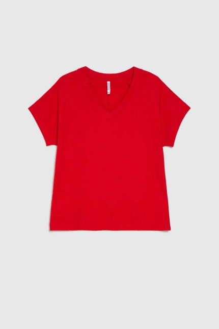 WOMEN'S TSHIRT L-TS-4942 RED