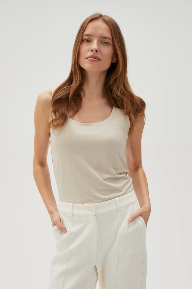 WOMEN'S TOP L-TS-4606 L.BEIGE