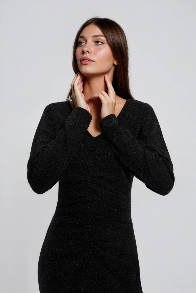 WOMEN'S DRESS Z-SU-4827 BLACK