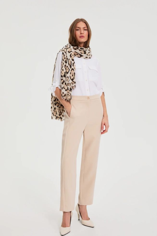 WOMEN'S SCARF L-SZ-4929 BEIGE