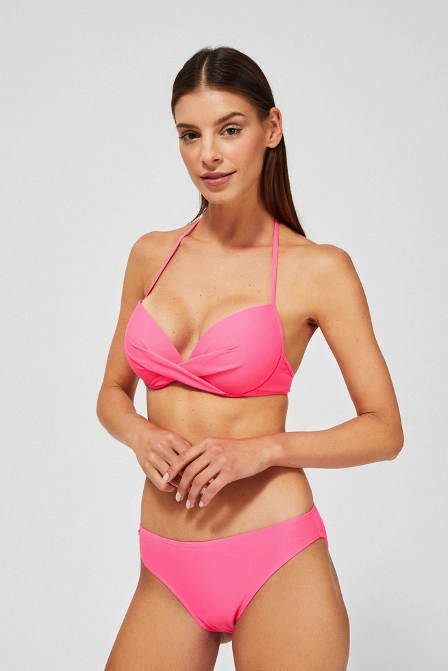 Gładki dół od bikini L-SM-3400 FUCHSIA