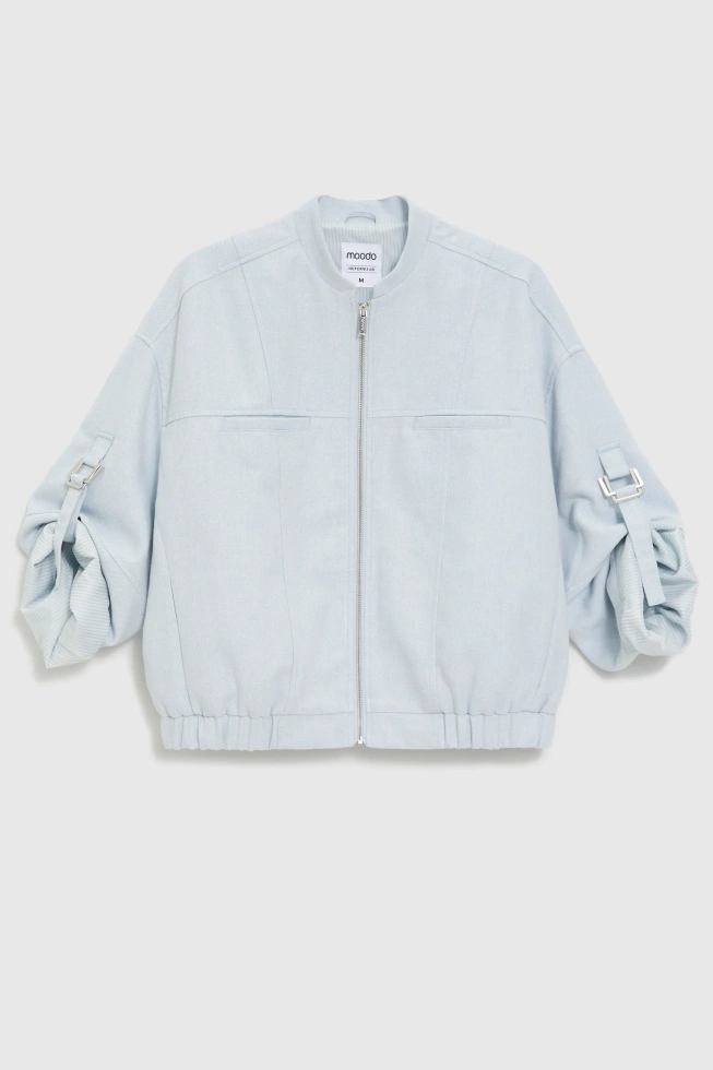 WOMEN'S JACKETS L-KU-4926 L.BLUE