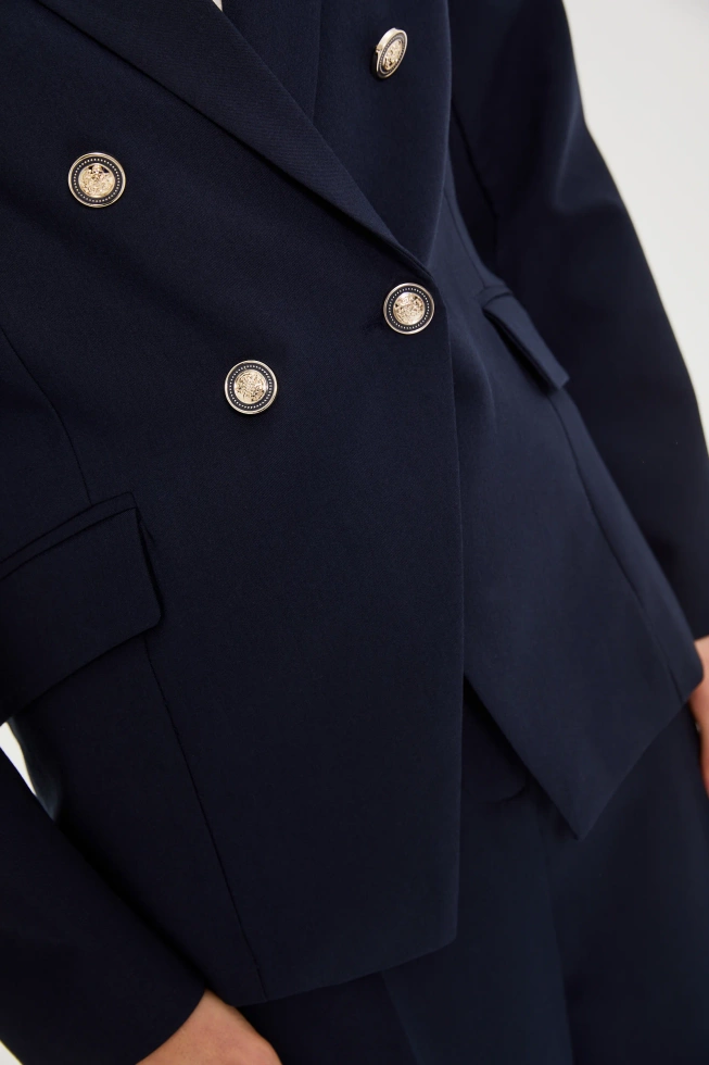 MARYNARKA DAMSKA L-MR-4925 NAVY