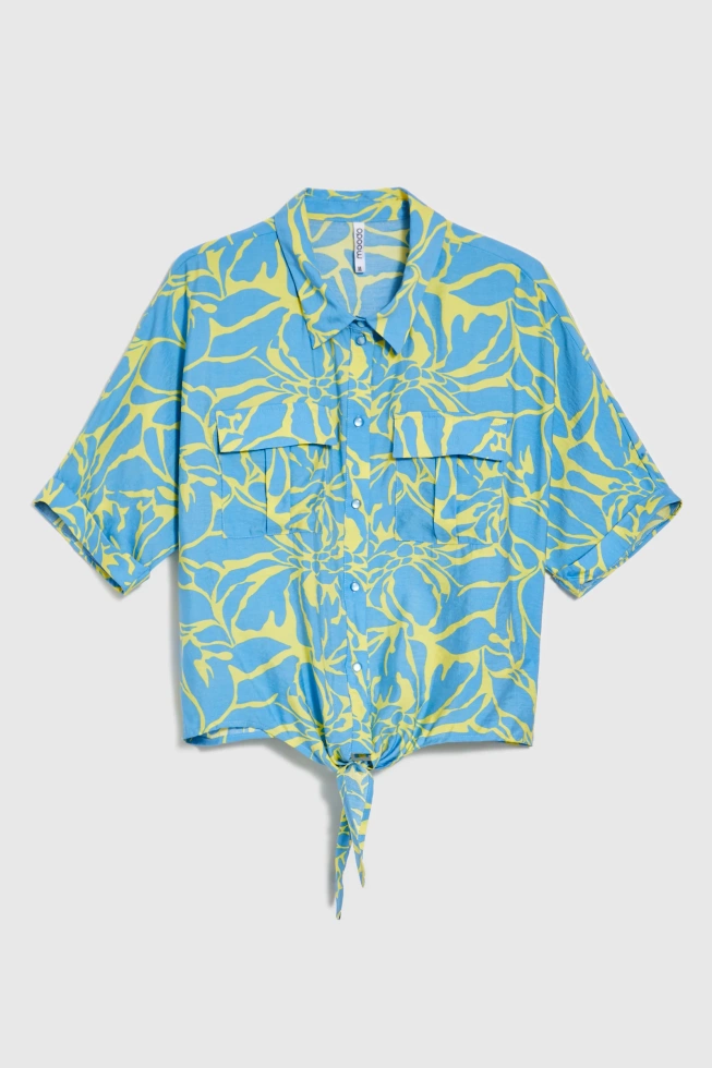 WOMEN'S SHIRT L-KO-4667 YELLOW