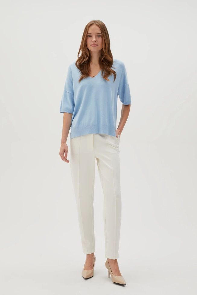 WOMEN'S SWEATER L-SW-4600 L.BLUE