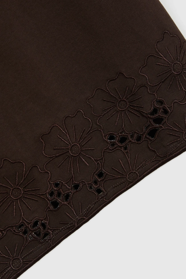 WOMEN'S TSHIRT L-TS-4725 D.BROWN